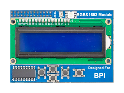 Banana Pi RGB LCD1602 Display module