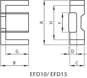 Ферриты EFD-10